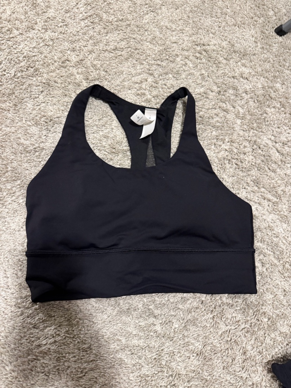 lululemon Black Racerback Sports Bra